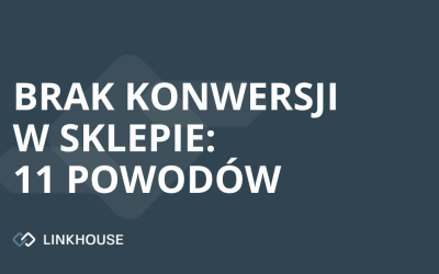 Brak konwersji w sklepie internetowym: 11 przyczyn