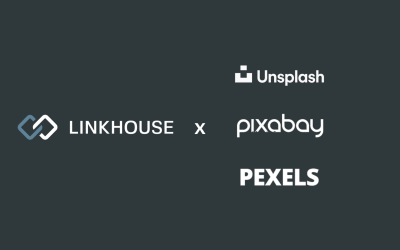 Integracja z bankami zdjęć Unsplash, Pixabay i Pexels — wyszukuj zdjęcia bezpośrednio w panelu Linkhouse
